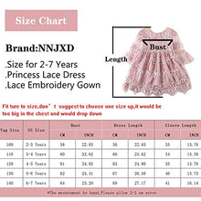 Load image into Gallery viewer, NNJXD Girls Dress Autumn Winter Long Sleeve Sequin Star Children Party Dress Casual Wear Size (130) 5-6 Years Yellow&amp;
