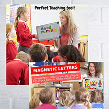 Load image into Gallery viewer, KOKO AROMA 291Pcs ABC Magnets Board Magnetic Letters Numbers and Shapes for Kids Toddlers with Storage Double-Side Drawing Whiteboard Uppercase Lowercase Foam Alphabet - Spelling Learning Games Set
