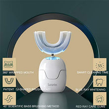 Load image into Gallery viewer, Sunartec 2020 Ultrasonic Electric Toothbrushes New Generation 360 Teeth Cleaning Sonic Toothbrush Cold Light Cleansing Kit for Adults Portable UV Cleaning and Air-Drying Charger IPX7 Waterproof
