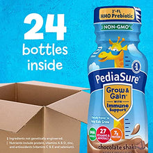 Load image into Gallery viewer, PediaSure Grow &amp; Gain with 2’-FL HMO Prebiotic, Kids nutrition shake, Vitamins C, E, B1, &amp; B2, Non-GMO, Chocolate, 8 Fl Oz Bottle, Pack of 24
