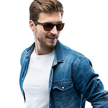 Load image into Gallery viewer, Ray-Ban RB2132 New Wayfarer Square Sunglasses, Tortoise/Polarized B-15 Brown, 55 mm
