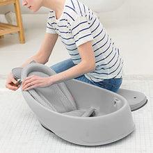 Load image into Gallery viewer, Skip Hop Baby Bath Tub, 3-Stage Smart Sling Tub, Moby, Grey
