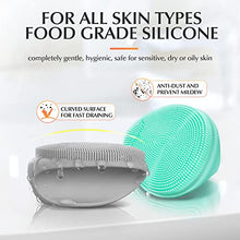 Load image into Gallery viewer, Skin Care Shower Bundle of Silicone Body Scrubber and Silicone Face Scrubber
