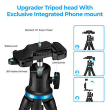 Load image into Gallery viewer, Phone Tripod, UBeesize 12 Inch Flexible Cell Phone Tripod Stand Holder with Wireless Remote Shutter &amp; Universal Phone Mount, Compatible with iPhone/Android/DSLR/GoPro Camera
