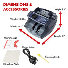 Load image into Gallery viewer, Cassida 6600 UV/MG – USA Business Grade Money Counter with UV/MG/IR Counterfeit Detection – Top Loading Bill Counting Machine w/ ValuCount™, Add and Batch Modes – Fast Counting Speed 1,400 Notes/Min

