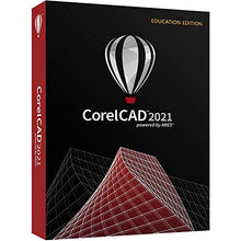 Load image into Gallery viewer, CorelCAD 2021 Education Edition | CAD Software | 2D Drafting, 3D Design &amp; 3D Printing [PC/Mac Disc]
