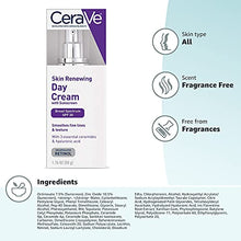 Load image into Gallery viewer, CeraVe Anti Aging Face Cream with SPF 30 Sunscreen | Anti Wrinkle Cream for Face with Retinol, SPF 30 Sunscreen, Hyaluronic Acid, and Ceramides | 1.76 Ounce
