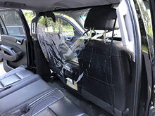 Load image into Gallery viewer, Car Partition for SUVs Sneeze Guard with AC Window for Rear Portable Removable Foldable
