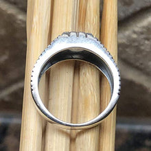 Load image into Gallery viewer, Natural Rainbow Moonstone 925 Solid Sterling Silver Men's Ring Size 8, 9, 10, 11, 12, 13
