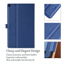 Load image into Gallery viewer, All-New Amazon Fire HD 10 Case (9th / 7th Generation, 2019/2017 Released) – ProCase Stand Folio Folding Protective Cover for Kindle Fire HD 10.1" Tablet (7th Generation and 9th Generation) -Navy Blue
