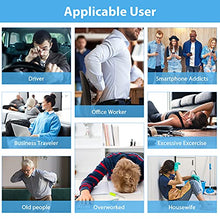 Load image into Gallery viewer, NURSAL 24 Modes TENS Unit Muscle Stimulator with Continuous Stimulation, Rechargeable Electronic Pulse Massager with 8 Pads for Back and Shoulder Pain Relief and Muscle Strength

