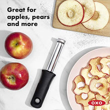 Load image into Gallery viewer, OXO Good Grips Apple Corer,1 EA, Silver/Black
