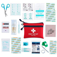 Load image into Gallery viewer, First Aid Kit - 100 Piece - Small First Aid Kit for Camping, Hiking, Backpacking, Travel, Vehicle, Outdoors - Emergency &amp; Medical Supplies
