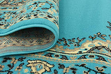 Load image into Gallery viewer, Unique Loom Reza Area Rug, 5' x 8', Turquoise
