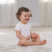 Load image into Gallery viewer, Gerber Baby 8-Pack Short Sleeve Onesies Bodysuits, Solid White, 3-6M
