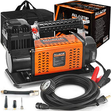 Load image into Gallery viewer, ALL-TOP Air Compressor Kit, 12V Portable Inflator 6.35CFM, Offroad Air Compressor for Truck Tires,Air Pump for Car Tire, Heavy Duty Air Compressor Max 150PSI for Jeep SUV 4x4 Vehicle RV Tire
