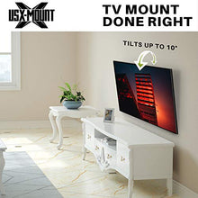 Load image into Gallery viewer, USX MOUNT Tilt TV Wall Mount Low Profile, Tilting TV Mount Bracket for Most 26-55" Flat Screen LED, LCD, OLED, 4K TVs, TV Bracket VESA 400x400mm-Weight Capacity Up to 99lbs, Space Saving for 16" Stud
