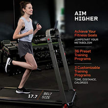 Load image into Gallery viewer, LifePro Electrostride Compact Folding Treadmill | Installation-Free Smart Treadmill for Home w/Bluetooth - Portable 36 Pre-Set Programs 17" Wide Tread Belt Running Machine for Cardio &amp; Weight Loss
