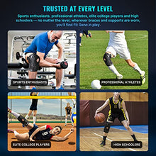 Load image into Gallery viewer, Fit Geno Hinged Knee Brace for Meniscus Tear: Upgraded Support for Knee Pain w/Dual Metal Hinges &amp; Side Spring Stabilizers - Adjustable for Men and Women w/Torn ACL MCL PCL LCL Hyperextension Sprain
