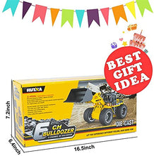 Load image into Gallery viewer, Remote Control Bulldozer Toys 1:18 Hobby RC Trucks Caterpillar Aluminum Alloy Rc Front Loader 4WD for 4-15 Years Old Boys Kids Birthday Christmas Gift
