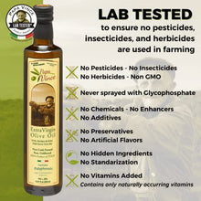 Load image into Gallery viewer, Papa Vince Olive Oil Extra Virgin - First Cold Press Family Harvest, Polyphenol Rich, Subtle Peppery Finish, Unrefined, High in Monounsaturated Fat, No Pesticides, No GMO, Keto, Paleo, Sicily, Italy
