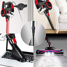 Load image into Gallery viewer, Vacuum Cleaner Super Suction Pet Hair Eraser 4 in 1 Bagless Upright Corded Stick Vacuum Easy Empty Dirt Bin Noise Free Lightweight&amp; Versatile Handheld Vacuum with LED Multiple Brush Corded Vacuum
