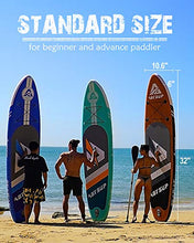 Load image into Gallery viewer, ABYSUP Paddle Board, SUP Paddle Board, 10'6" Inflatable Paddle Board, Paddle Board for Adults, Paddleboard with All Accessories &amp; Carry Bag, Color Blue &amp; White, SUP123
