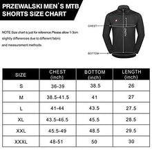 Load image into Gallery viewer, Przewalski Cycling Bike Jackets for Men Winter Thermal Running Jacket Windproof Breathable Reflective Softshell Windbreaker (X-Large,Black)
