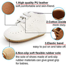 Load image into Gallery viewer, Meckior Infant Baby Boys Girls Classic PU Leather Wedding Loafers Brogue Toddler Oxford Dress Shoes First Steps Walking Flat Lazy Crib Shoe

