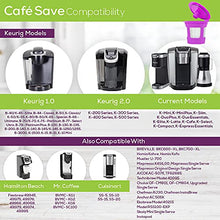 Load image into Gallery viewer, Perfect Pod Cafe Save Reusable K Cup Pod Coffee Filters | Refillable Coffee Pod Capsules with Built-In, Integrated Mesh Strainer for Use with Keurig &amp; Select Single Cup Coffee Machines, 4-Pack
