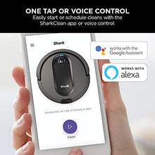 Load image into Gallery viewer, Shark AV911S EZ Robot Vacuum with Self-Empty Base, Bagless, Row-by-Row Cleaning, Perfect for Pet Hair, Compatible with Alexa, Wi-Fi, Gray
