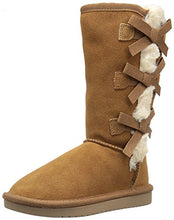 Load image into Gallery viewer, Koolaburra by UGG unisex child Victoria Tall Fashion Boot, Chestnut, 3 Little Kid US
