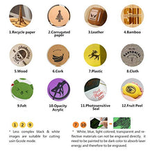 Load image into Gallery viewer, Compact Laser Engraver machine, LaserPecker Pro Portable Engraver Lazer Engraving Etcher Desktop Laser Cutter Printer with Auto-focus stand for DIY Logo Design, Art Craft, Wood Paper Leather Food
