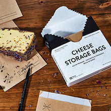 Load image into Gallery viewer, Formaticum Cheese Storage Bags, Keep Charcuterie Fresh, Wax Paper Bags, 15 Count

