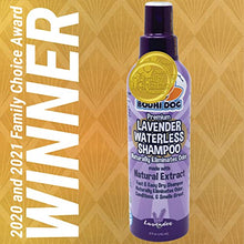 Load image into Gallery viewer, New Waterless Dog Shampoo | Natural Dry Shampoo for Dogs or Cats No Rinse Required | Made with Natural Extracts | Vet Approved Treatment - Made in USA
