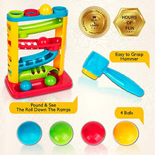 Load image into Gallery viewer, Award Winning Durable Pound A Ball, Stacking, Learning, Active, Early Developmental Montessori Toy, Fun Gift for Toddler &amp; Kids - STEM Developmental Educational Toys - Great Birthday Gift
