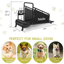 Load image into Gallery viewer, PETSITE Dog Treadmill, Pet Dog Running Machine for Small &amp; Medium-Sized Dogs, Pet Fitness Treadmill with 1.4'' LCD Display Screen, 200 LBS Capacity
