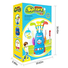 Load image into Gallery viewer, Meland Kids Golf Club Set - Toddler Golf Ball Game Play Set Sports Toys Gift for Boys Girls 3 4 5 6 Year Old
