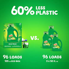 Load image into Gallery viewer, Gain Laundry Detergent Liquid Soap Eco-Box, Ultra Concentrated High Efficiency (HE), Original Scent, 96 Loads
