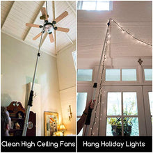 Load image into Gallery viewer, DocaPole 36 ft Reach 7-30 Foot Multi-Purpose Telescoping Pole for use as Light Bulb Changer, Paint Roller, Gutter Cleaning Tools, and Hanging Lights
