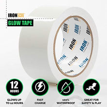 Load image into Gallery viewer, Glow Tape - 1 Inch x 30ft Vinyl Adhesive Glow-in-The-Dark Tape Roll - Lasts Up to 12 Hours
