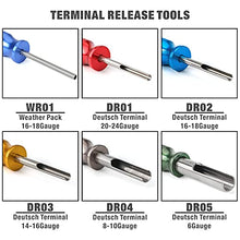 Load image into Gallery viewer, IWISS Deutsch Connector Crimping Tool Kit for Deutsch DT Connectors, Solid &amp; Stamped Contacts, Delphi Weather Pack Crimper-12PCS
