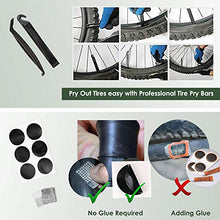 Load image into Gallery viewer, WOTOW Bike Tire CO2 Inflators Kits, Quick Inflate Bicycle Pumps Nozzle with Insulated Sleeve | Glueless Puncture Kit | Fits Presta and Schrader Valve |No Cartridge Included (Black)
