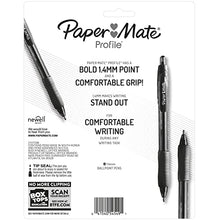 Load image into Gallery viewer, Paper Mate 1960662 Profile Retractable Ballpoint Pens, Assorted Colors, 8-Count
