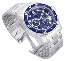 Load image into Gallery viewer, Invicta Men's 0070 Pro Diver Collection Analog Chinese Quartz Chronograh Silver-Tone/Blue Stainless Steel Watch

