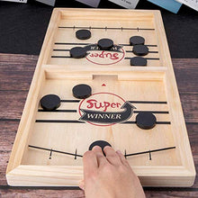 Load image into Gallery viewer, Fast Sling Puck Game Paced,Tinfence Table Desktop Battle,Winner Board Games Toys for Adults Parent-Child Interactive Chess Toy Board Table Game (22.7 in x 12.5 in)
