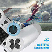 Load image into Gallery viewer, Wireless Controller for PS4, YCCTEAM Game Controller for Playstation 4/Pro/Slim, Gamepad Joystick Remote with Dual Vibration/6-axis Gyro Sensor/Audio Jack, 1000mAh Battery (Glacier White)
