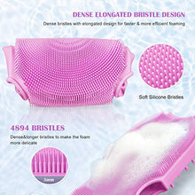 Load image into Gallery viewer, Skin Care Shower Bundle of Silicone Body Scrubber and Silicone Face Scrubber
