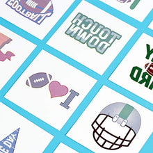 Load image into Gallery viewer, Amosfun 72Pcs Football Art Tattoos Football Sports Face Body Stickers Party Decorations
