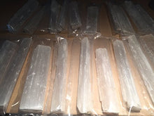 Load image into Gallery viewer, Selenite Stick 6 to 8.5 Inches long, 1 to 2 inches wide, white healing stone, strong protection powers
